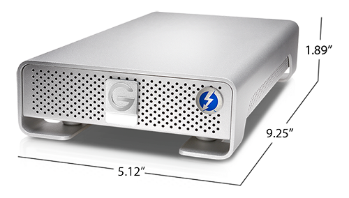 G-DRIVE Thunderbolt Specifications